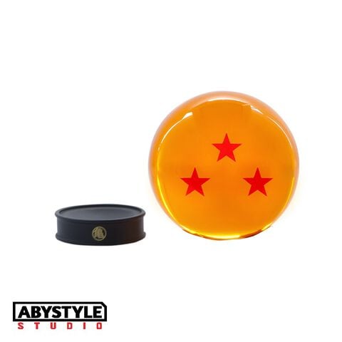Replique - Dragon Ball - Boule De Cristal 3 Etoile 75mm   Socle